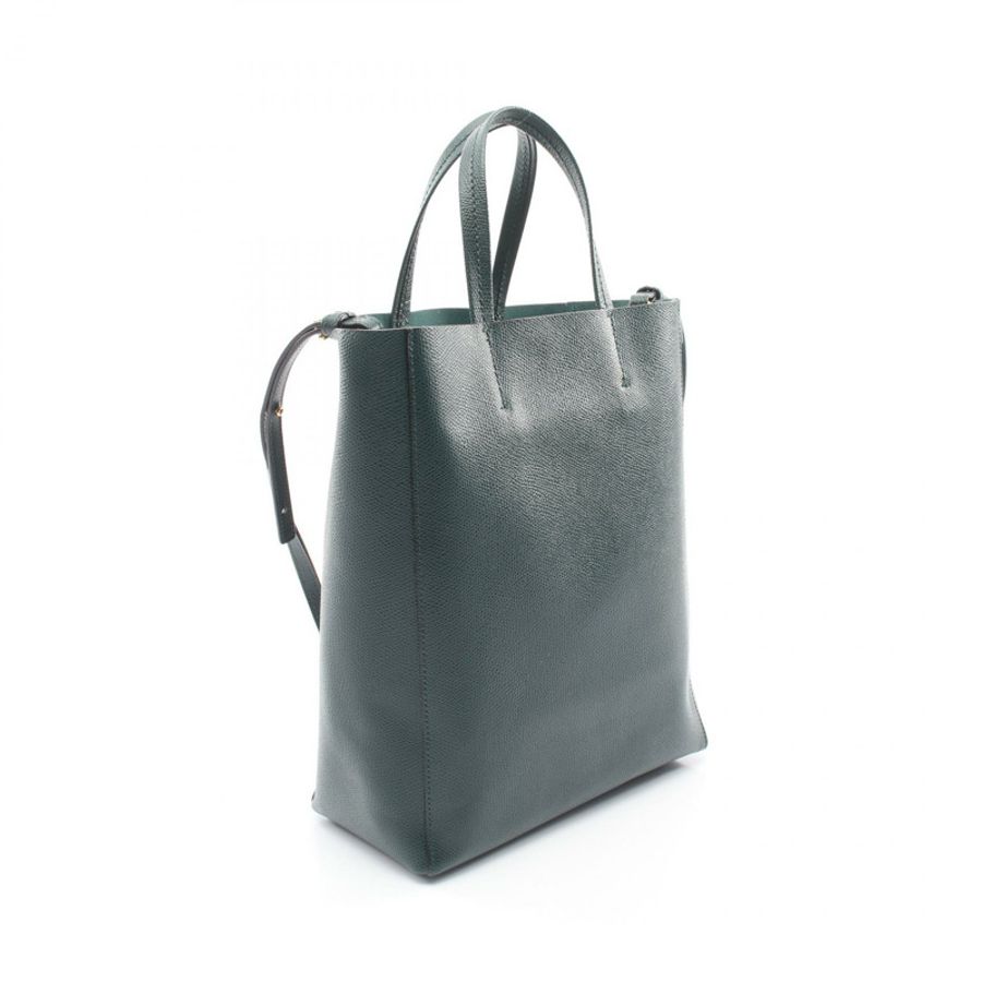CELINE Vertical Small Cabas 手提斜背包 189813 皮革 綠色 二手-1