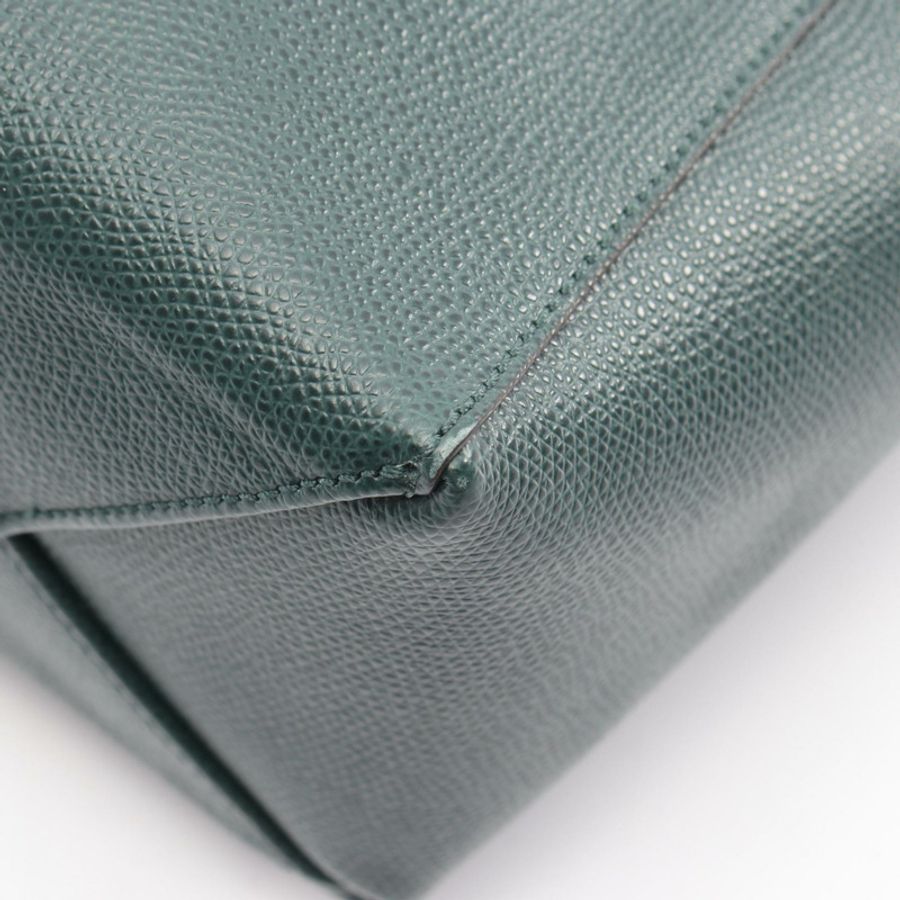 CELINE Vertical Small Cabas 手提斜背包 189813 皮革 綠色 二手-4