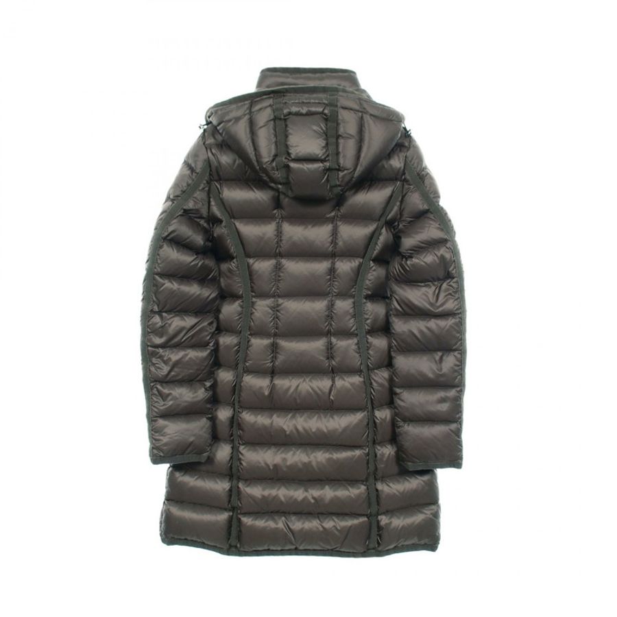 MONCLER HERMINE 羽絨外套 尼龍 綠色 二手 女款-1