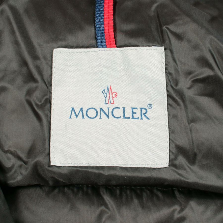 MONCLER HERMINE 羽絨外套 尼龍 綠色 二手 女款-2