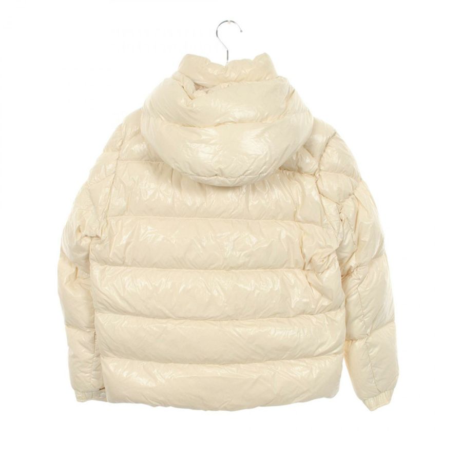 MONCLER MAYA 羽絨外套 尼龍 米色 #3 二手 女款-1