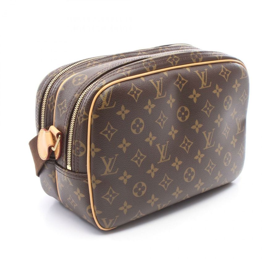 路易威登 Reporter PM 肩斜背包 M45254 Monogram 棕色皮革-1