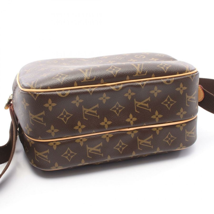 路易威登 Reporter PM 肩斜背包 M45254 Monogram 棕色皮革-6