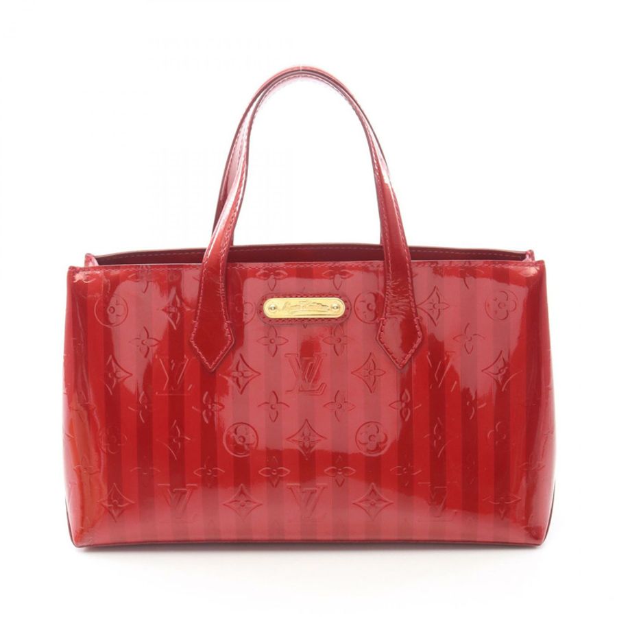 路易威登 Wilsher PM 單肩手提包 M91702 Monogram Rayure Pomme Damour-0