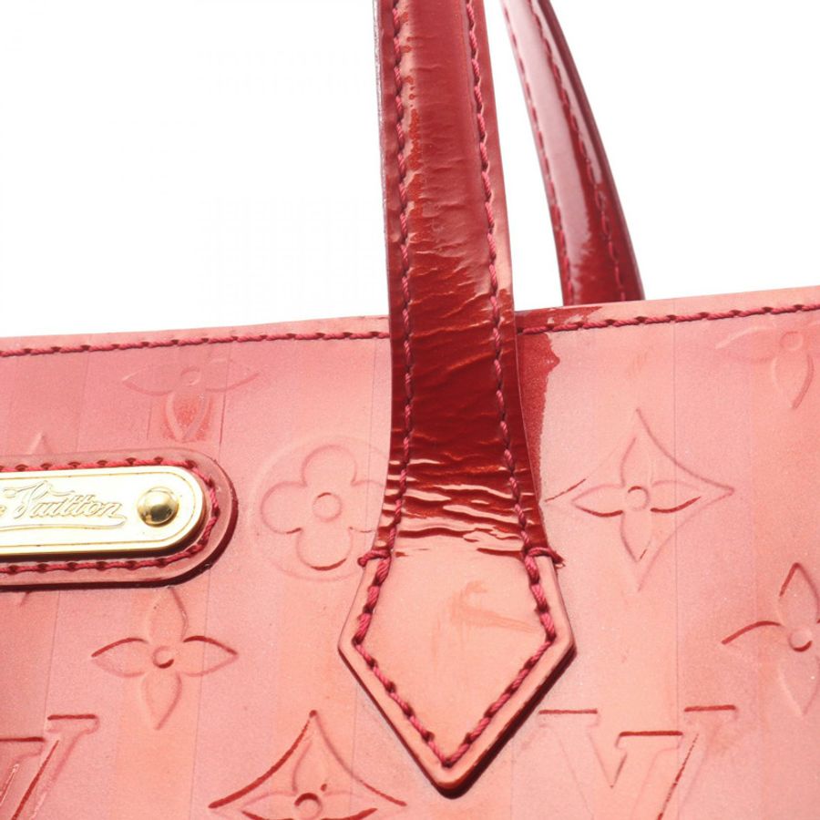 路易威登 Wilsher PM 單肩手提包 M91702 Monogram Rayure Pomme Damour-7