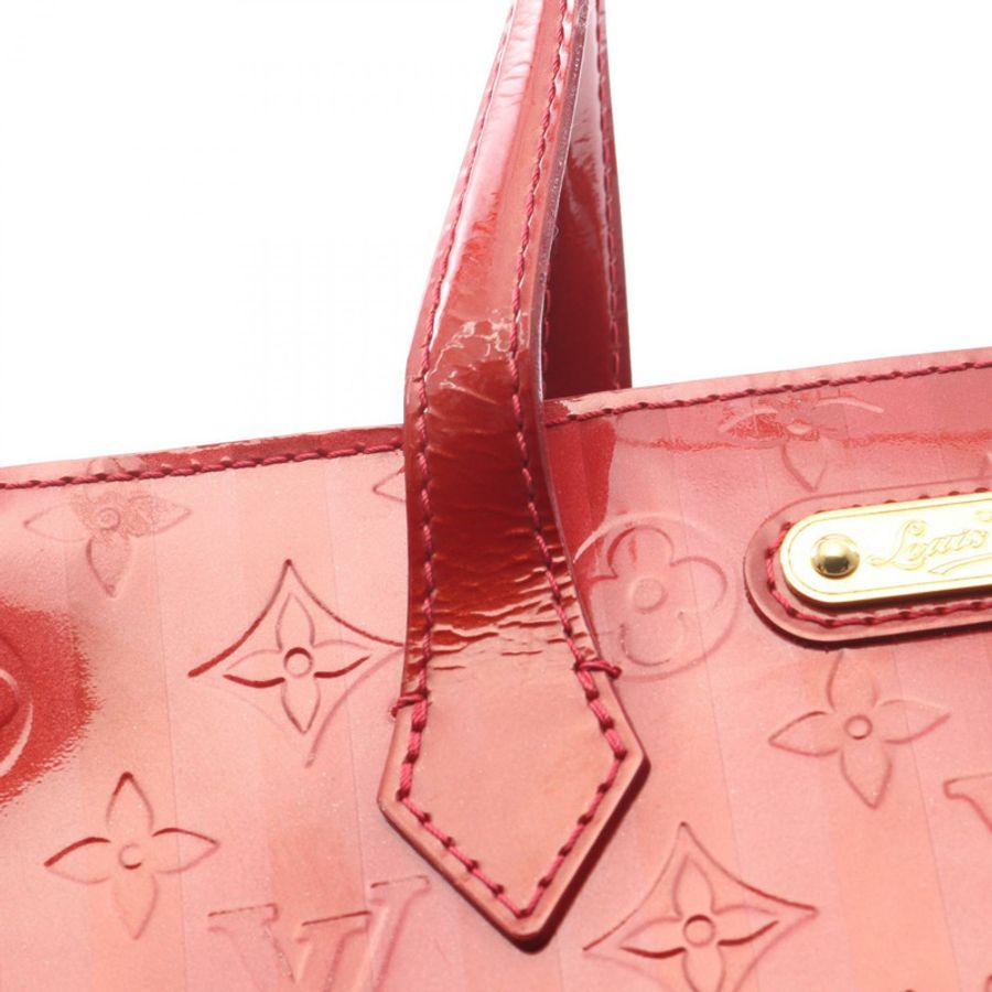 路易威登 Wilsher PM 單肩手提包 M91702 Monogram Rayure Pomme Damour-8
