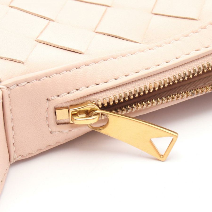 BOTTEGA VENETA Intrecciato Mini Sunrise 手提包 763747 羊皮粉紅 二手 女士-4