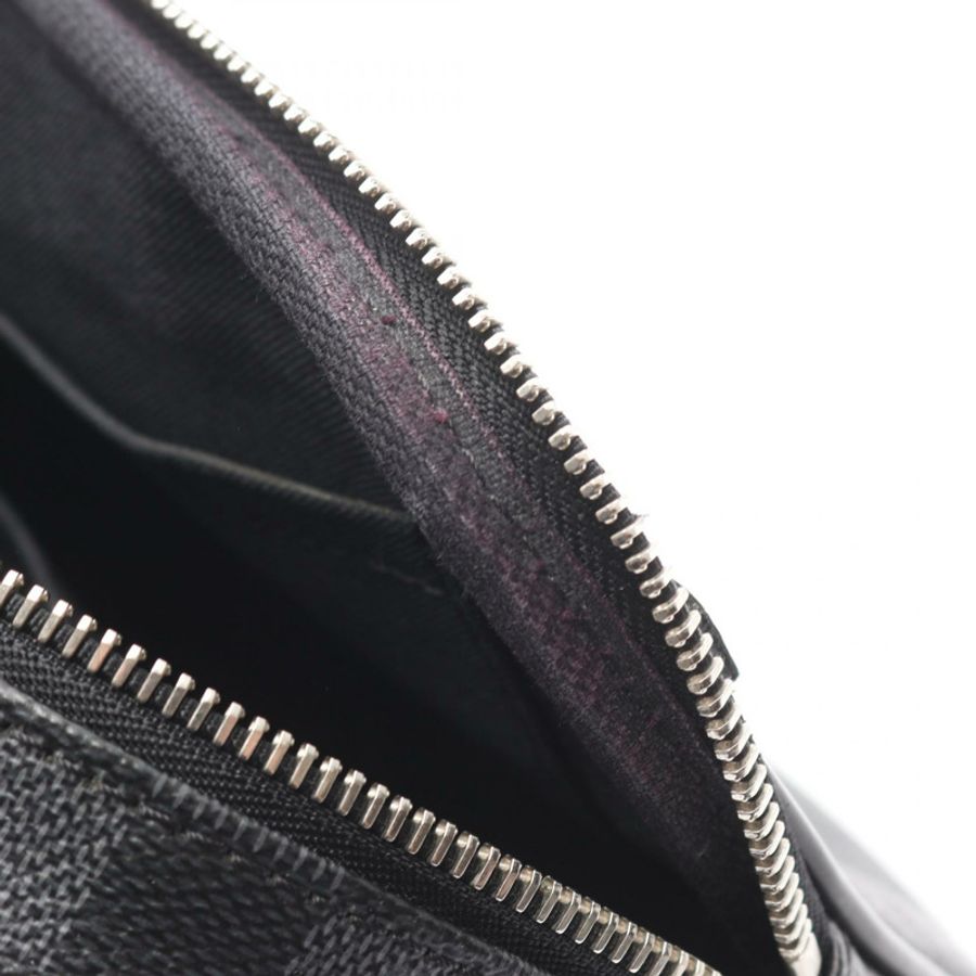 路易威登 Ambler 腰帶手提包 N41289 Damier Graphite 帆布 二手 LV-6