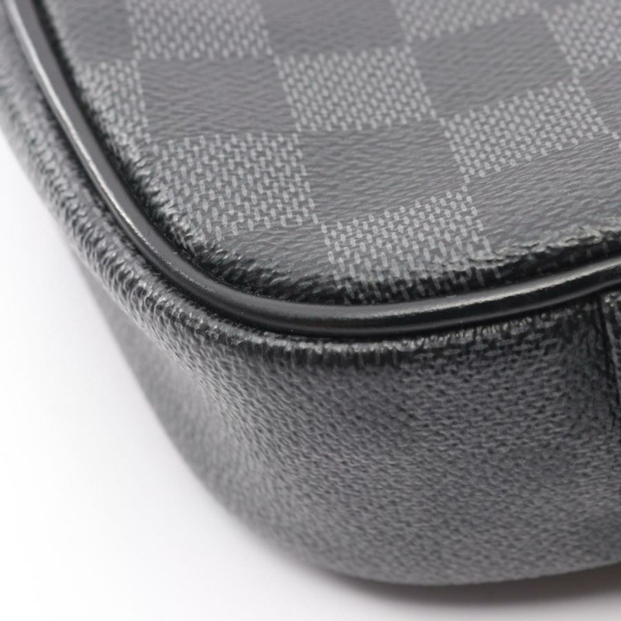 路易威登 Ambler 腰帶手提包 N41289 Damier Graphite 帆布 二手 LV-8