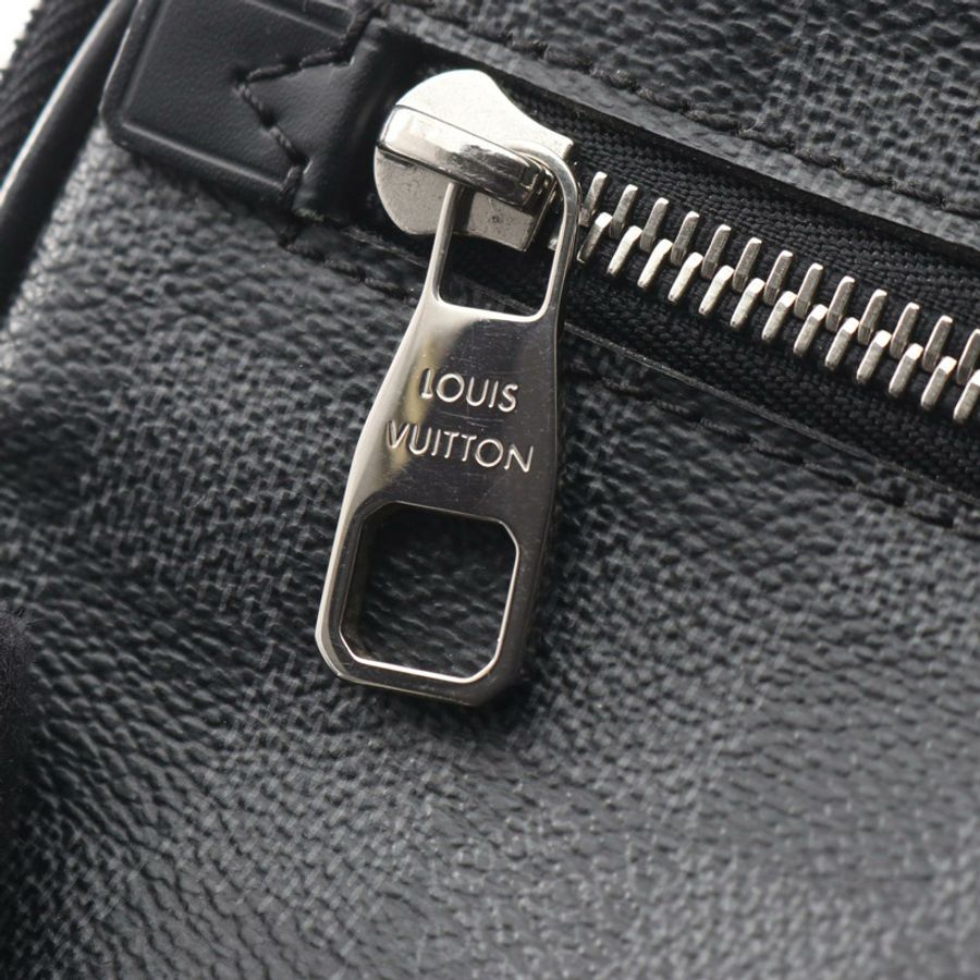 路易威登 Ambler 腰帶手提包 N41289 Damier Graphite 帆布 二手 LV-10