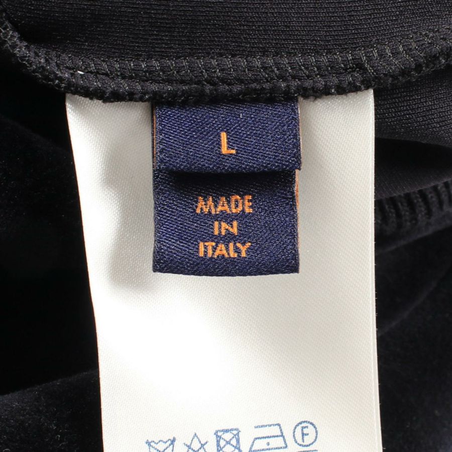 路易威登 Monogram 壓花半拉鍊外套 RM191 JZA HGY82W 棉質黑色 L 碼-5