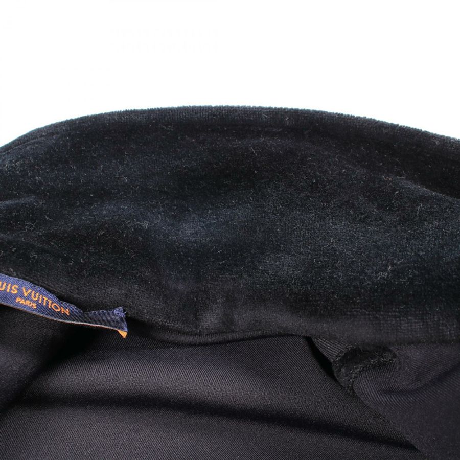 路易威登 Monogram 壓花半拉鍊外套 RM191 JZA HGY82W 棉質黑色 L 碼-6