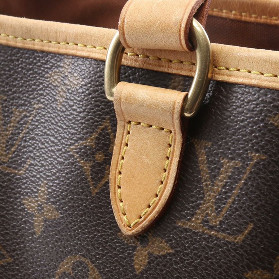 路易威登 Batignolles 手提包 M51156 Monogram 帆布皮革棕色二手-8