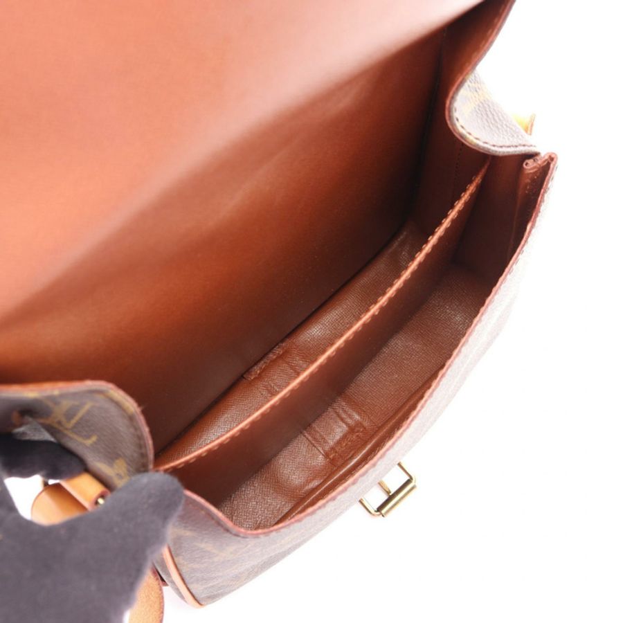 路易威登 Cartouchiere MM 單肩斜背包 M51253 Monogram 皮革 LV-2