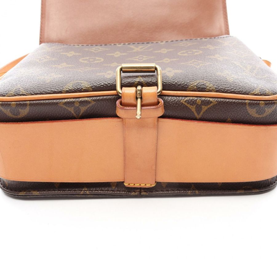 路易威登 Cartouchiere MM 單肩斜背包 M51253 Monogram 皮革 LV-7
