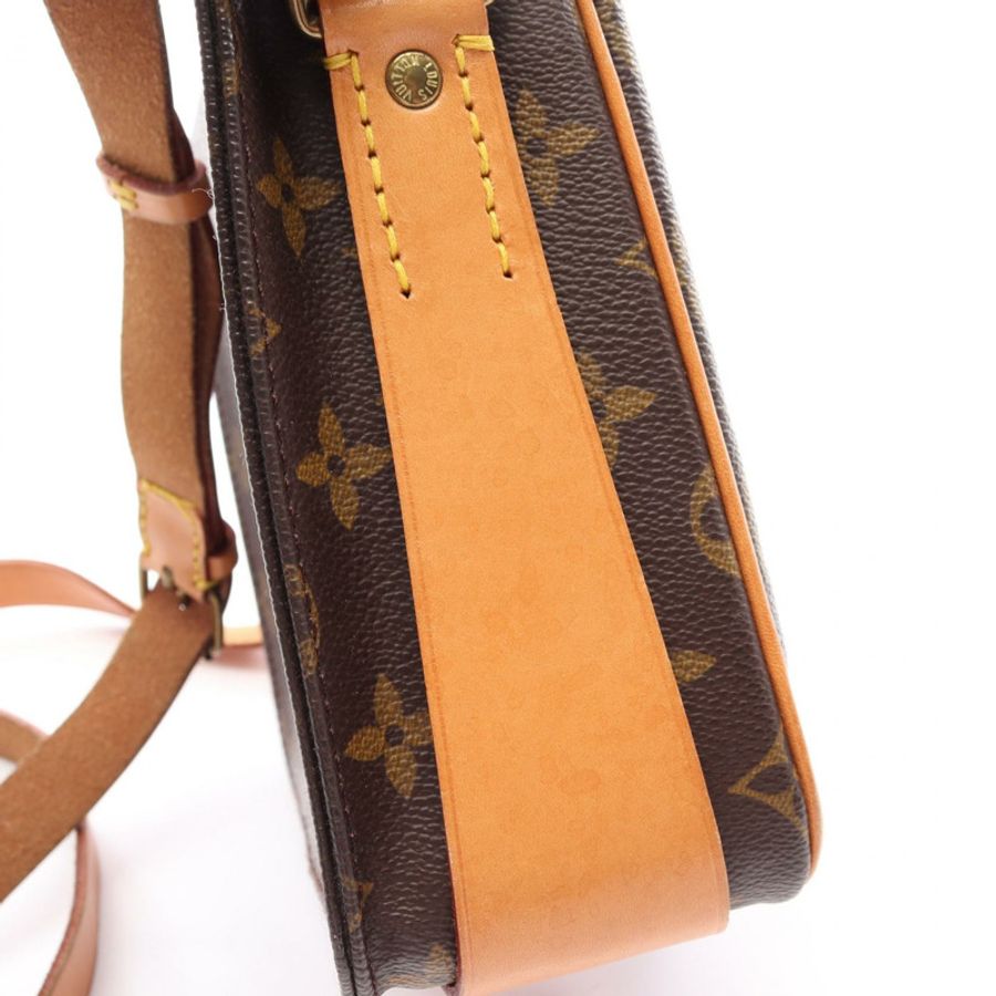 路易威登 Cartouchiere MM 單肩斜背包 M51253 Monogram 皮革 LV-9