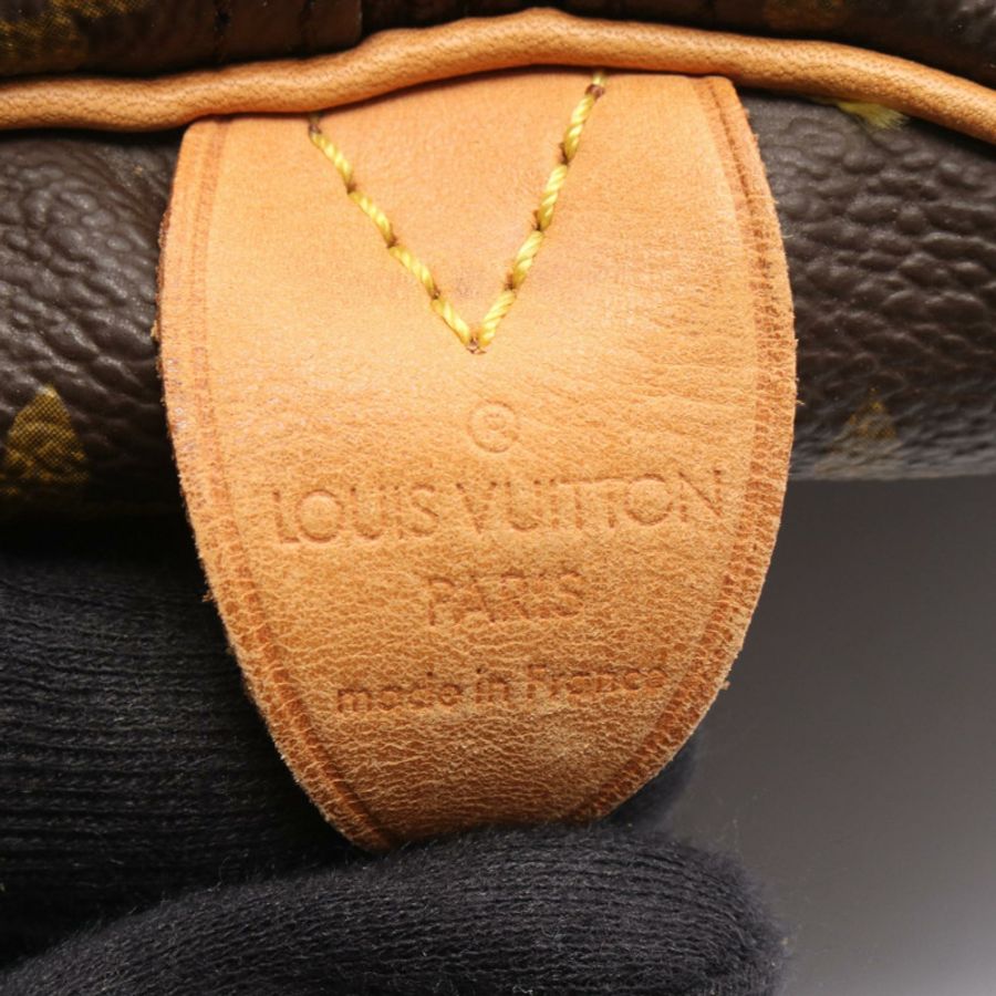 路易威登 Keepall 60 旅行手提包 M41422 Monogram 皮革 棕色 二手-3