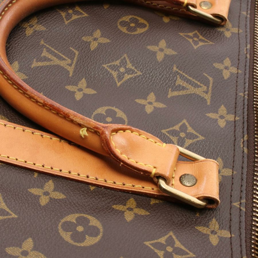 路易威登 Keepall 60 旅行手提包 M41422 Monogram 皮革 棕色 二手-5