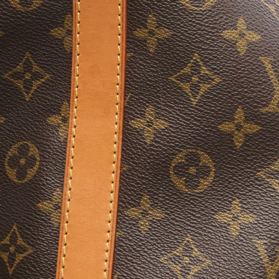 路易威登 Keepall 60 旅行手提包 M41422 Monogram 皮革 棕色 二手-11