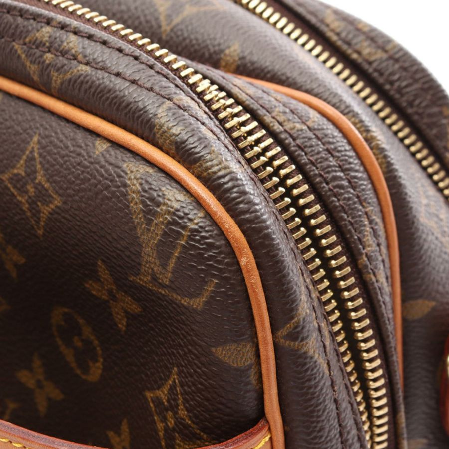 路易威登 Reporter PM 肩斜背包 M45254 Monogram 棕色皮革-7