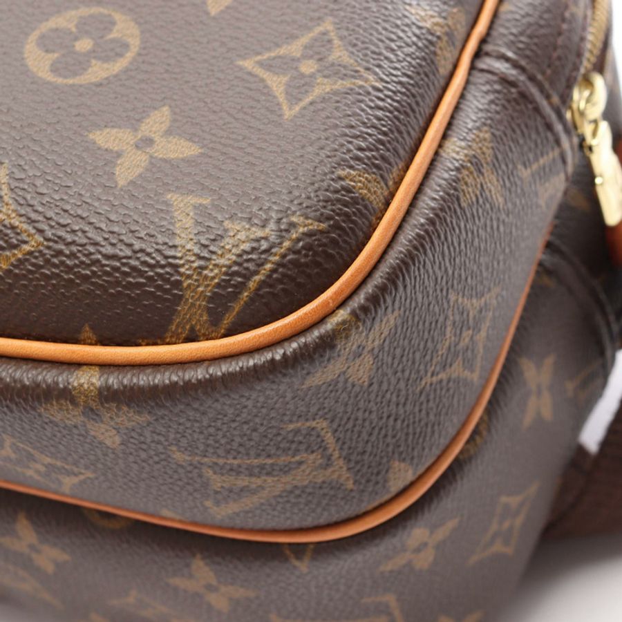 路易威登 Reporter PM 肩斜背包 M45254 Monogram 棕色皮革-8