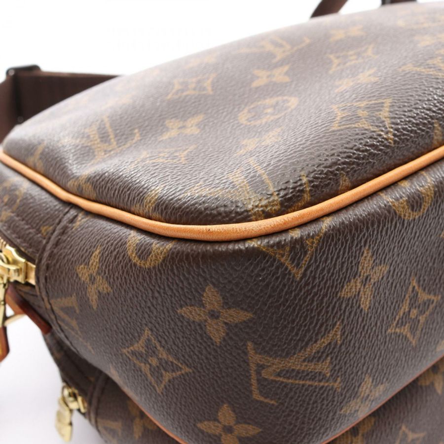路易威登 Reporter PM 肩斜背包 M45254 Monogram 棕色皮革-9