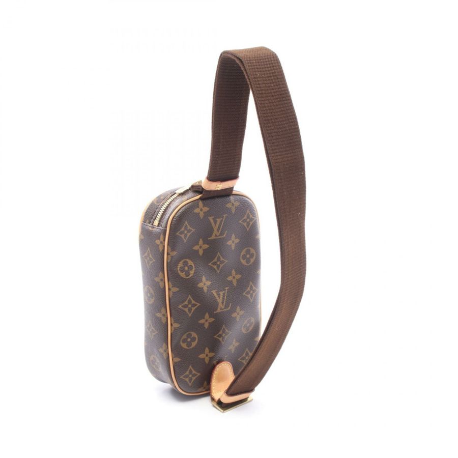 路易威登 Pochette Gange 腰包 M51870 Monogram 棕色皮革-1