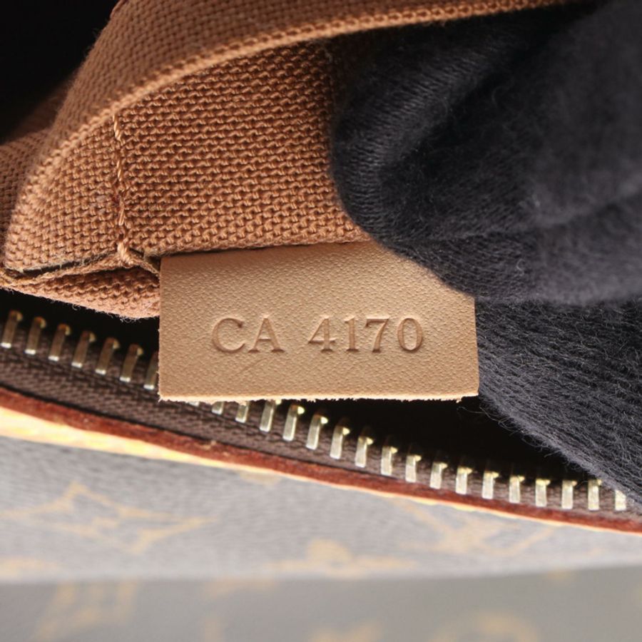路易威登 Odeon MM 單肩斜背包 M56389 Monogram 皮革 棕色 二手-4