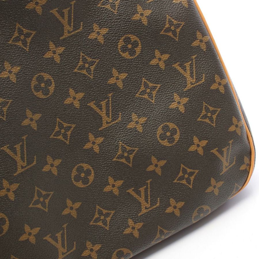 路易威登 Odeon MM 單肩斜背包 M56389 Monogram 皮革 棕色 二手-5