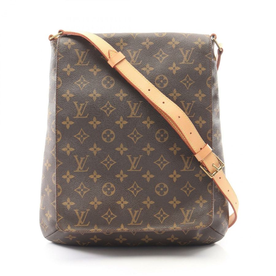路易威登 Musette 斜背單肩包 M51256 Monogram 帆布 二手女款-0