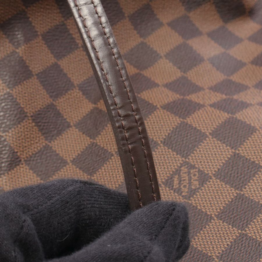 路易威登 Neverfull MM 手提單肩包 N51105 Damier 皮革 Ebene 二手 LV-10
