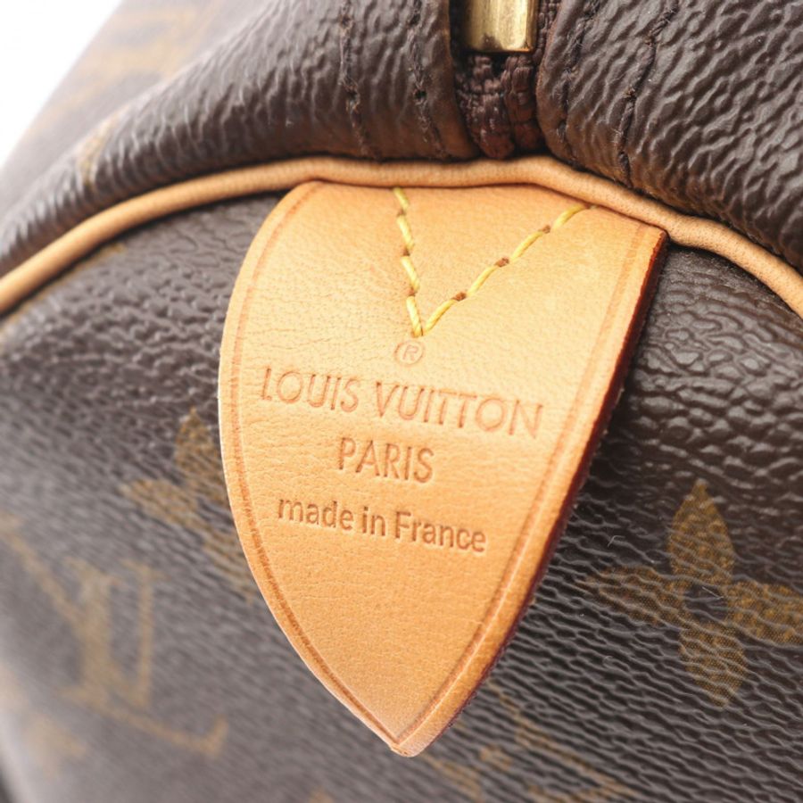路易威登 Keepall 45 手提包 M41428 Monogram 帆布皮革棕色二手 LV-3