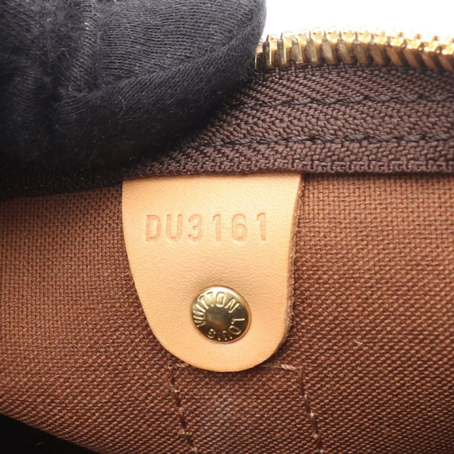 路易威登 Keepall 45 手提包 M41428 Monogram 帆布皮革棕色二手 LV-4