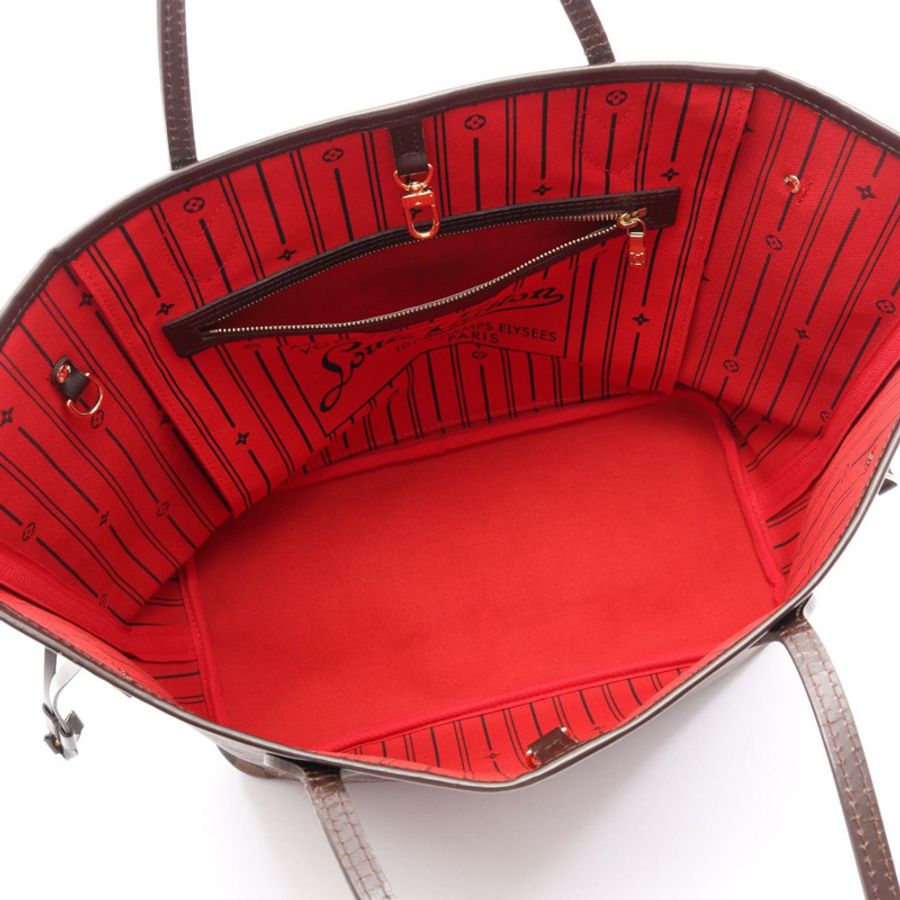 路易威登 Neverfull MM 肩背手提包 N51105 Damier 帆布 Ebene 二手 LV-2