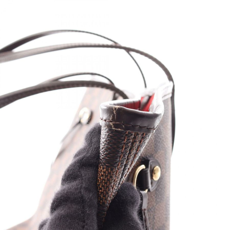 路易威登 Neverfull MM 肩背手提包 N51105 Damier 帆布 Ebene 二手 LV-7