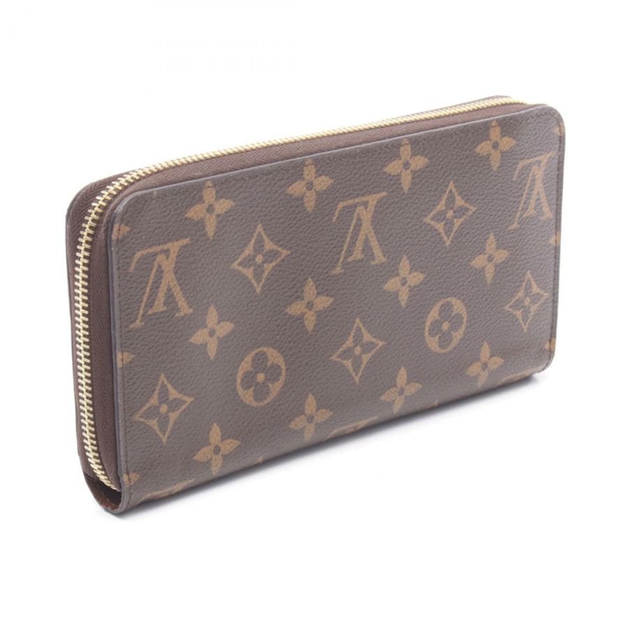 路易威登 Zippy 長版皮夾 M42616 Monogram 帆布 棕色 二手-1
