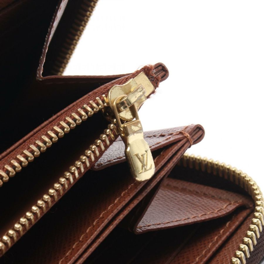 路易威登 Zippy 長版皮夾 M42616 Monogram 帆布 棕色 二手-5