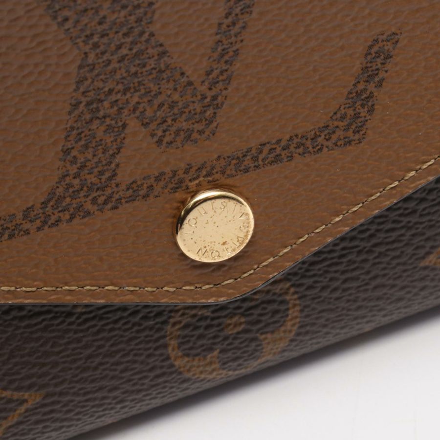 路易威登 Portefeuille Sarah 雙折皮夾 M80726 Monogram Giant Reverse LV-6
