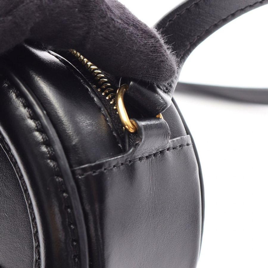CELINE Triomphe 橢圓形手提包 Cuir 單肩斜背包 10I703DPQ 皮革 BK 二手-9