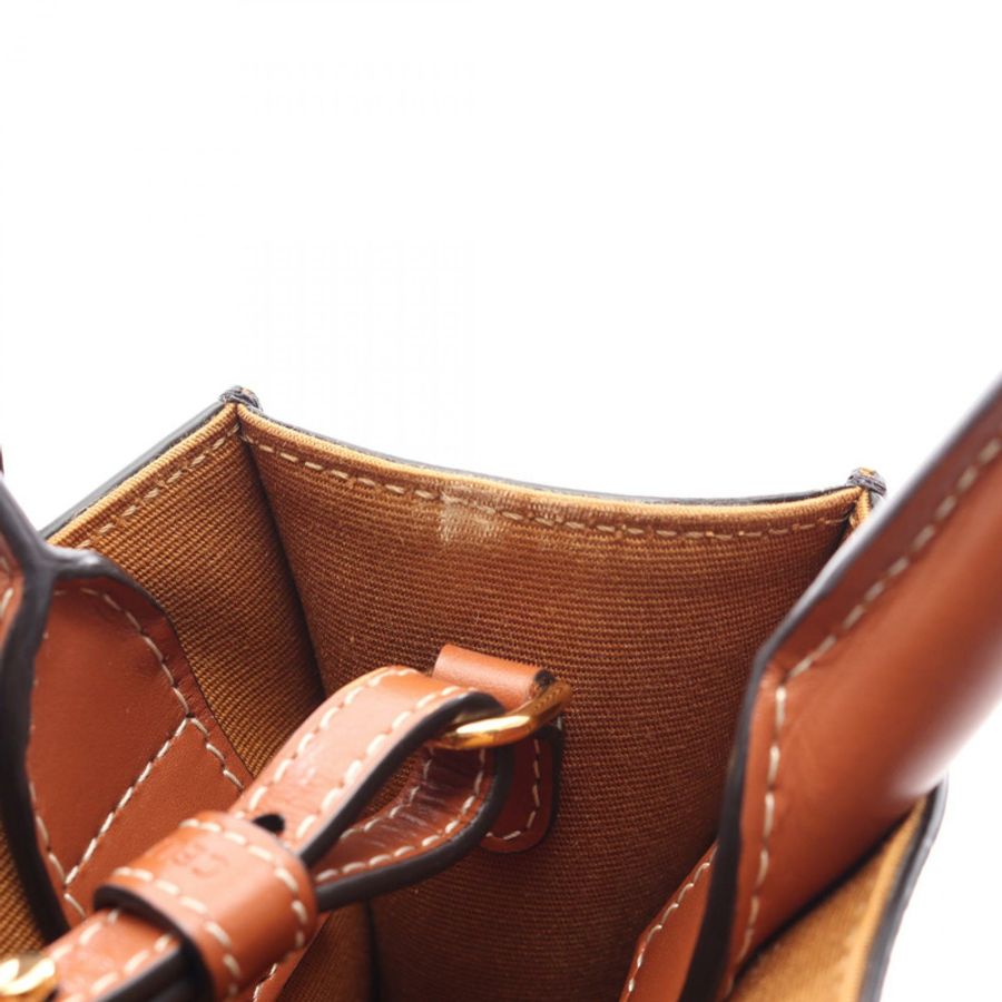 CELINE Mini Vertical Cabas Triomphe 單肩斜背包 194372 帆布-6