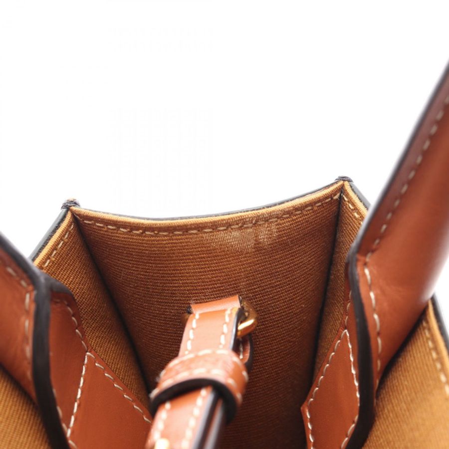 CELINE Mini Vertical Cabas Triomphe 單肩斜背包 194372 帆布-7