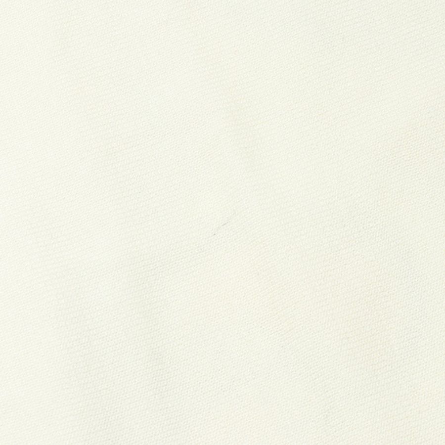 愛馬仕 Twillaine 長款開襟衫,絲棉混紡,白色/米色,二手,女款 46 碼-5