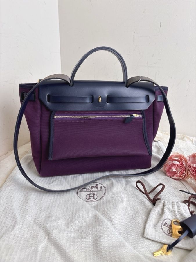 Hermes 愛馬仕herbag31D刻紫。-1