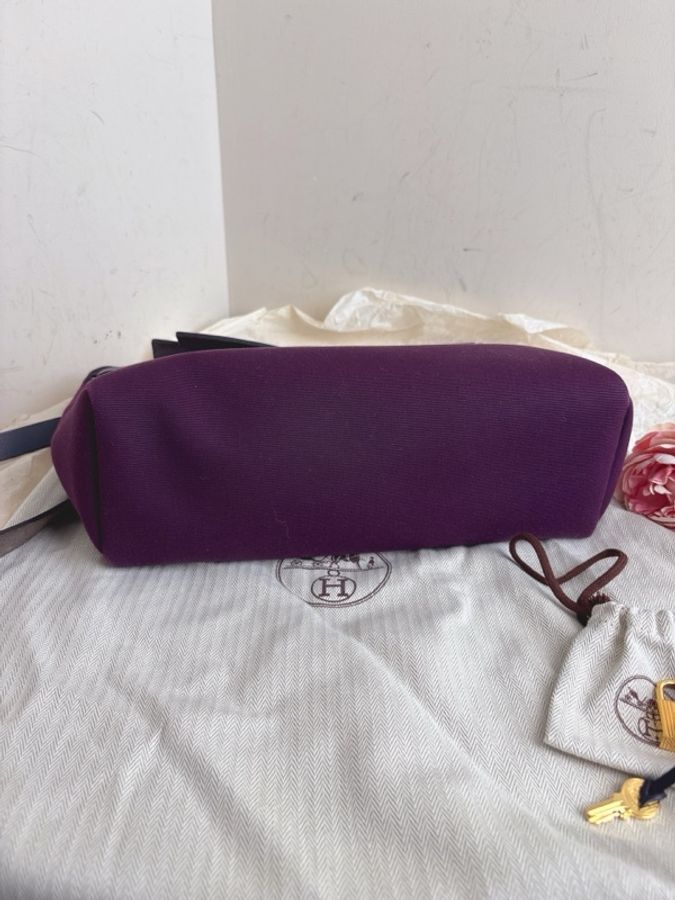 Hermes 愛馬仕herbag31D刻紫。-4
