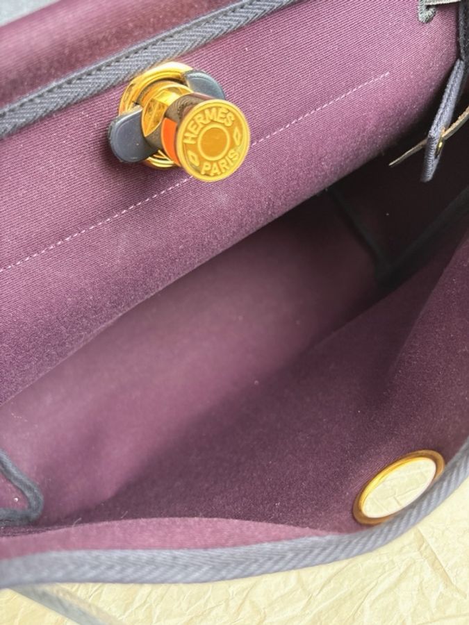 Hermes 愛馬仕herbag31D刻紫。-5