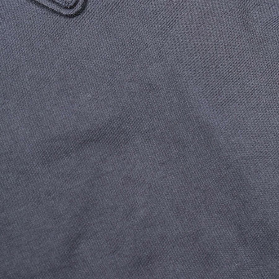 PRADA 三角形標誌長袖襯衫 UJL92A 純棉海軍藍 男款 XL 碼-5