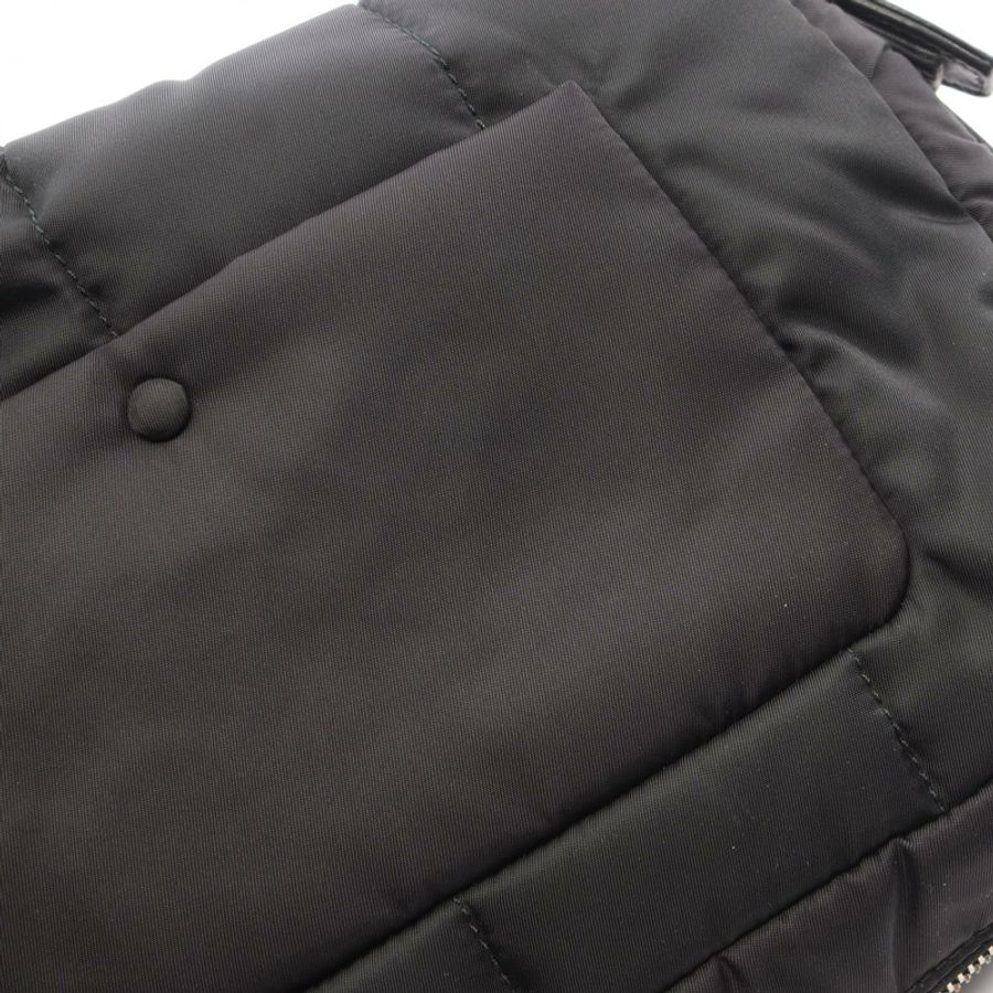 PRADA TESSUTO BOMBER 鏈條單肩手提包 BR5024 尼龍皮革 黑色 二手-6
