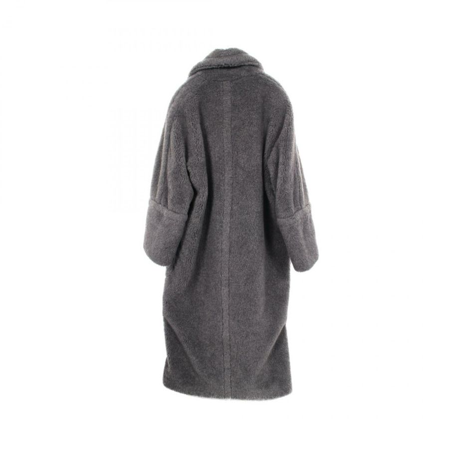 MAX MARA Kadiak 泰迪熊其他羊毛羊駝毛外套灰色二手女款-1