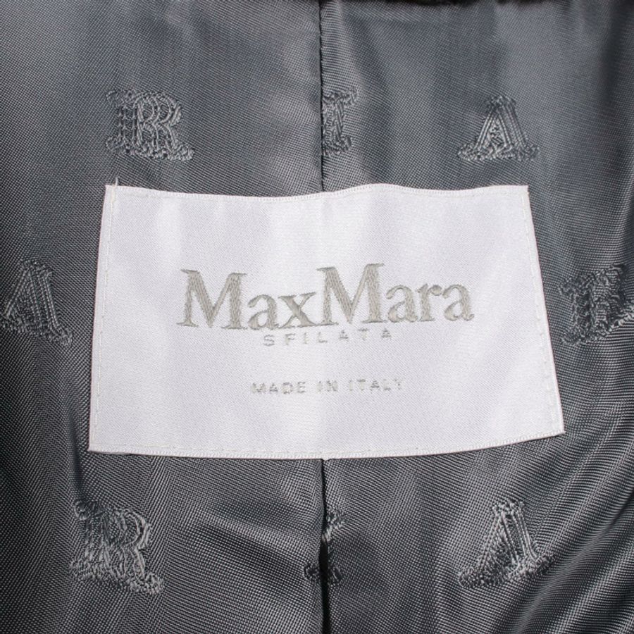 MAX MARA Kadiak 泰迪熊其他羊毛羊駝毛外套灰色二手女款-2