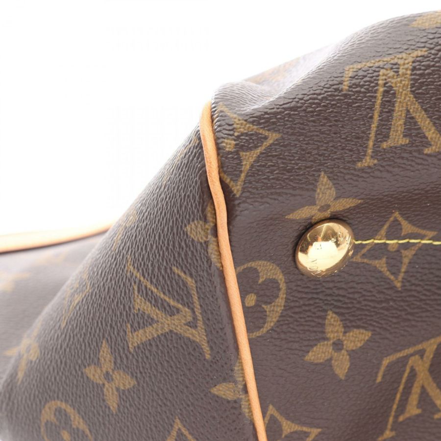 路易威登 Tivoli GM 單肩手提包 M40144 Monogram 皮革 棕色 二手-7